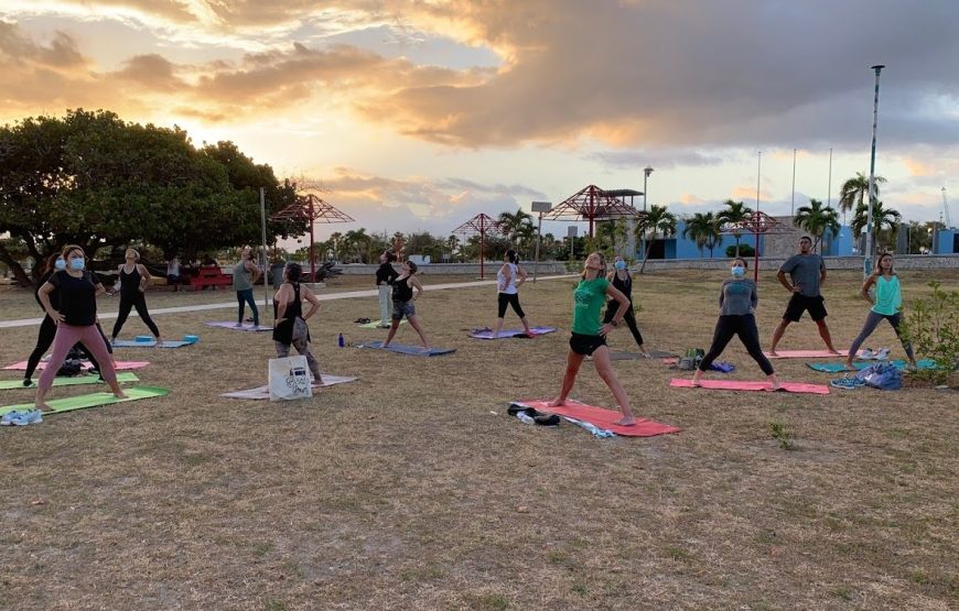 Sunset Yoga on the Beach